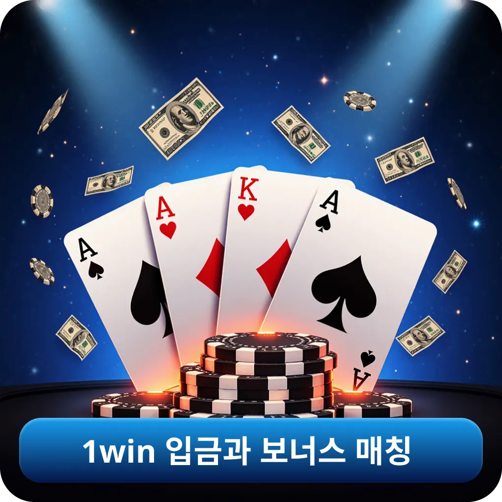 1win 입금과 보너스 매칭